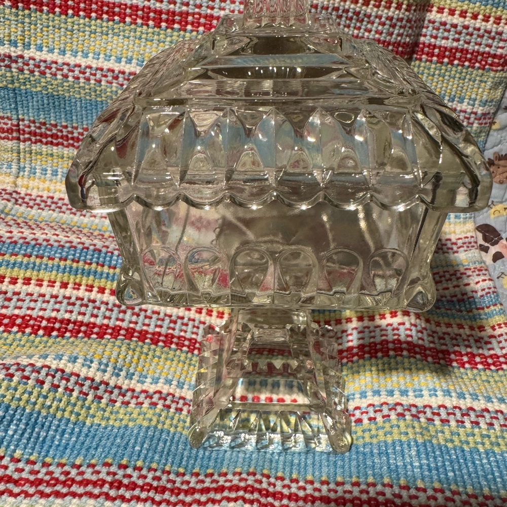 Vintage Jeannette Wedding Cake Candy dish or can be used for trinkets